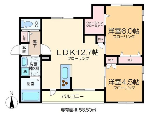 ドエル イーストの物件間取画像